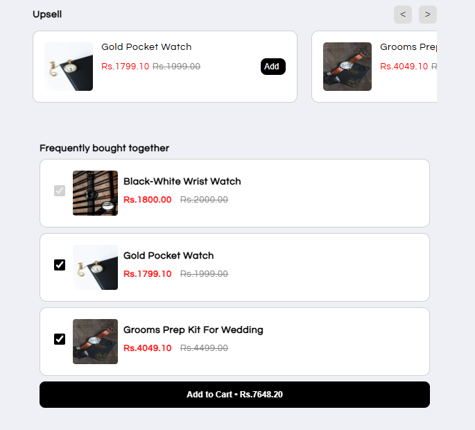 MAG: Upsell+Crosssell